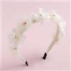 IYOU Floreale Principessa Cerchietto Avorio Fiore Copricapo Bambino Compleanno Matrimonio Accessori per Capelli per Ragazze