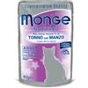 Monge Natural Superpremium Bustine per Gatti - Tonno con Manzo - 24x80 gr