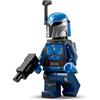BRICK Flip LEGO Star Wars - Set di Personaggi Mandalorian Nite Owl Con Pistola Blaster e Zaino a Razzo, Alternativa a Battle Pack, Minifigure Mandaloriani