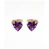Mey Jewels Orecchini HEART AMETISTA Mey Jewels