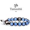 Tamashii Bracciale RUOTA DELLA PREGHIERA AGATA BLU Tamashii Unisex