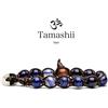 Tamashii Bracciale AGATA BLU SCURO STRIATA Tamashii Unisex