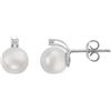 Comete Orecchini STORIA DI LUCE ORO PERLA DIAMANTI ORP766 Comete Donna