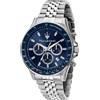 Maserati Orologio SFIDA SILVER BLUE R8873640025 Maserati Uomo