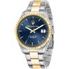 Maserati Orologio COMPETIZIONE SILVER GOLD BLUE R8853100027 Maserati Uomo