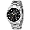 Maserati Orologio ATTRAZIONE SILVER BLACK R8853151010 Maserati Uomo