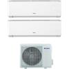 Gree CLIMATIZZATORE GREE AMBER PLUS DUALSPLIT 12000+12000+GWHD(18)NK6OO INVERTER R-32 WI-FI