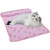 Generic Cuccia rinfrescante per cani, in seta di ghiaccio, morbida e pieghevole, coperta rinfrescante per cuccioli, mantiene fresco il sonno, con cuscino, cuscino traspirante per animali domestici