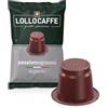 Lollo Caffè Passione Espresso, Miscela Argento - 100 Capsule - Compatibili con le Macchine ad uso domestico Nespresso*