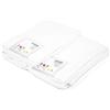 Asciugamani Bassetti POP COLOR Coppia spugna 1+1, bianco