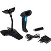 LINK LETTORE BARCODE LINK WIFI LASER 1D CON RICEVITORE USB E SUPPORTO