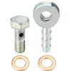 A ABSOPRO 6mm ID 6mm OD Raccordo Carburante Linea Adattatore Connettore - 4pz