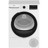 BEKO b300 D3H27493W - Asciugatrice pompa di calore - 7 kg - induzione - L60 cm - A+++ - Sensore di umidità - Bianco