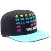 Bioworld Space Invaders Formation Snapback Cappellino da Baseball, Nero/Turchese (SB588464SPI), Blu (Blu Blu), Taglia Unica, Blu (Blu Blu), Taglia Unica