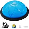 VEVOR Mezzo Allenatore Palla Capacità Portante 300 kg, per Esercizi, Equilibrio, Stabilità Palla Yoga Fitness con Fasce di Resistenza Pompa a Pedale, Allenamento Corpo di Palestra Casa,58 cm Blu