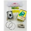 MOTORPARTS SRL Pistone completo d.45 mm testa piatta MINARELLI MOTORI P4 P6 V1 Fantic - 990484C