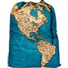 Kikkerland Travel Laundry Bag Map Set Buste per Biancheria Sporca da Viaggio, PVC, Multicolore, 41cm x 56cm, capacità 20 L