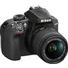 Nikon D3400 con Lente Nikkor AF-P 18/55VR, Fotocamera Reflex Digitale, 24,7 Megapixel, LCD 3, Colore Nero