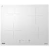 De'Longhi PIB 62 Piano Cottura Induzione 60cm 4 Zone Bianco Vetroceramica Incasso