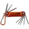 Zarivy Set di 8 chiavi Torx invertite, design compatto ed ergonomico, ideale per riparazioni e manutenzione di macchinari e attrezzature.