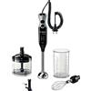 BOSCH Frullatore ad immersione Bosch MSM67170 750 W Nero, Argento