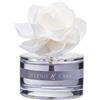 HYPNO CASA Diffusore a Bastoncini con Fiore Bianco Rosa 60ml Orchidea Nera