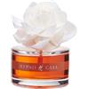 HYPNO CASA Diffusore a Bastoncini con Fiore Bianco Rosa 60ml Dolce Mandarino