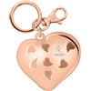 HYPNO CASA Portachiavi Profumato Cuore Orchidea Nera 6x7cm Rame Metallo