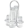 GUZZINI Menage Gocce Oliera e Acetiera Trasparente 180ml