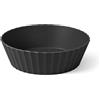 BLIM PLUS Ciotola Coppa Insalatiera Hera M 20cm Carbon Black Nero Made in Italy 100% Riciclabile