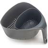 JOSEPH JOSEPH Nest Scolapasta Colino Set 2 Pezzi 22x23,5cm Grigio