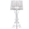 KARTELL Bourgie Lampada da Tavolo Trasparente 78cm Policarbonato 2.0