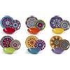 EXCELSA Mandala Etno Servizio Tavola Piatti Set 18 Pezzi Porcellana Multicolore