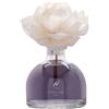 HYPNO CASA Diffusore a Bastoncini con Fiore Bianco Rosa 250ml Orchidea Nera