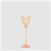 EDG Enzo De Gasperi Portacandela Tulipano Satinato 28x8,5cm Arancio Vetro