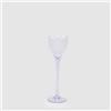 EDG Enzo De Gasperi Portacandela Tulipano Satinato 28x8,5cm Viola Vetro