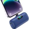 Feob Power Bank 5000mAh per iPhone, [Upgraded] Ultra Compatta Caricabatterie Portatile, PD 15W 3.0A Ricarica Rapida Batteria Esterna Mini Powerbank con LED Display per iPhone 14/14 Pro/13/12/11/XR/8/7-Blu