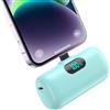 Feob Power Bank 5000mAh per iPhone, [Upgraded] Ultra Compatta Caricabatterie Portatile, PD 15W 3.0A Ricarica Rapida Batteria Esterna Mini Powerbank con LED Display per iPhone 14/14 Pro/13/12/11/XR/8-Verde