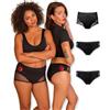 Oséclore Confezione da 3 Slip Mestruali - Ultra Assorbenti - Flusso Abbondante - Mestruazioni - Perdite Urinarie - Lavabili e Riutilizzabili - Cotone Biologico Oeko-Tex - (Pack Trio Plumetis - S)