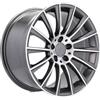 Cerchi in lega Dedica per Mercedes modello B1048 8.0x18 Grigio lucido