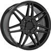 Cerchi in lega Dedica per Mercedes modello A874 8.0x18 Nero