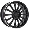 Cerchi in lega Dedica per Mercedes modello B1048 8.0x17 Nero + bordo lucido