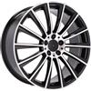 Cerchi in lega Dedica per Mercedes modello B1048 8.0x17 Nero lucido