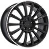 Cerchi in lega Dedica per Mercedes modello B1048 8.5x18 Nero semi-opaco