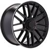 Cerchi in lega Dedica per Mercedes modello B1268 8.0x18 Nero semi-opaco
