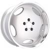 Cerchi in lega Dedica per Mercedes modello B1563 8.5x18 Argento + bordo lucido