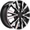 Cerchi in lega Dedica per Mercedes modello B3025 6.5x16 Nero lucido