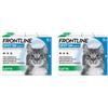Frontline Spot On Gatti 2x3 Pipette, Antiparassitario per Gatti, Contro Zecche, Pulci e Pidocchi 6 pz Pipette monodose