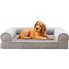 PETCUTE Letto per Cani Ortopedico in Memory Foam, Taglia Media e Grande, Antiscivolo, Caldo e Accogliente, Sfoderabile e Lavabile, Adatto Anche per Gatti