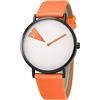 SHENGKE SK Orologio da donna minimalista Cinturino in pelle ultrasottile Orologio da donna al quarzo moda impermeabile